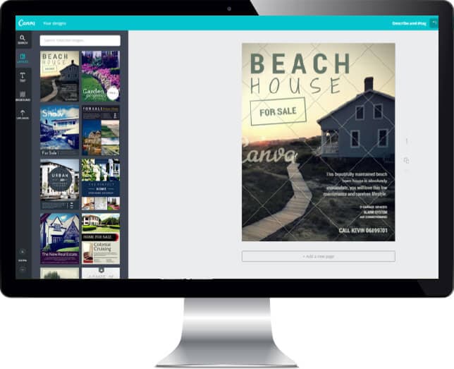 canva how to use for real estate