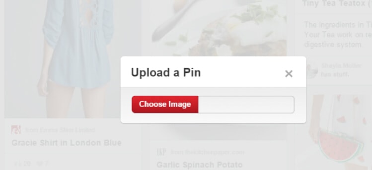 upload a pin