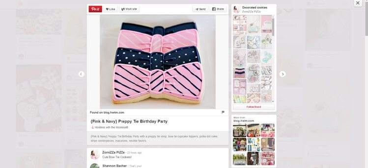 pinterest section