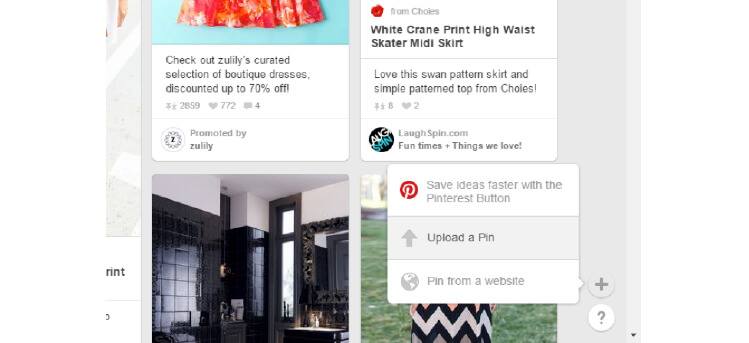 upload a pin for pinterest