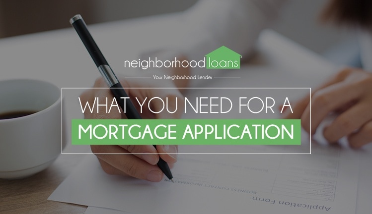 What you need for a mortgage application