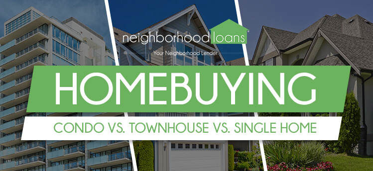 homebuying condo vs townhouse vs single home