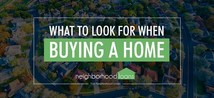 What to look for when buying a home