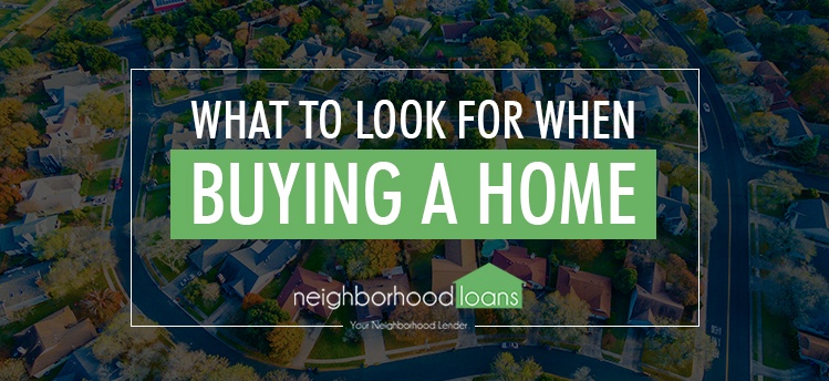 What to look for when buying a home